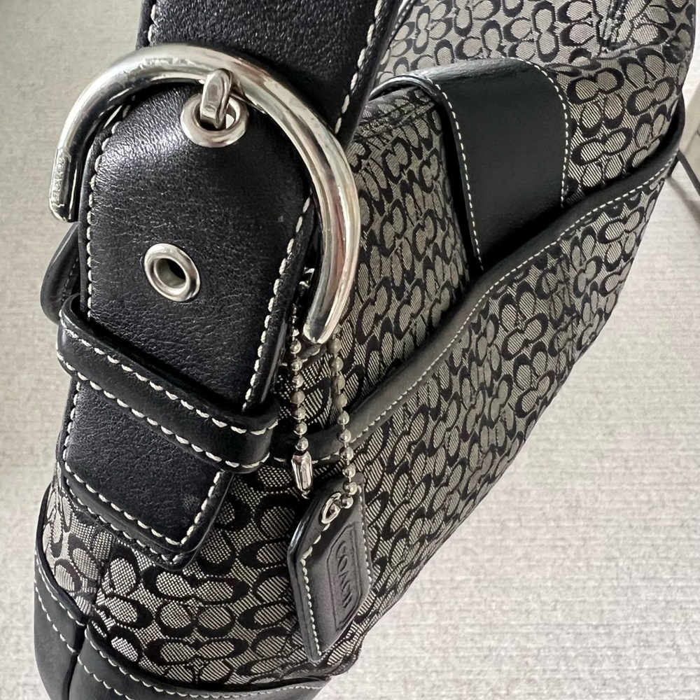 Vintage Coach Y2K Black Soho 6808 Bag - Picture 4 of 8
